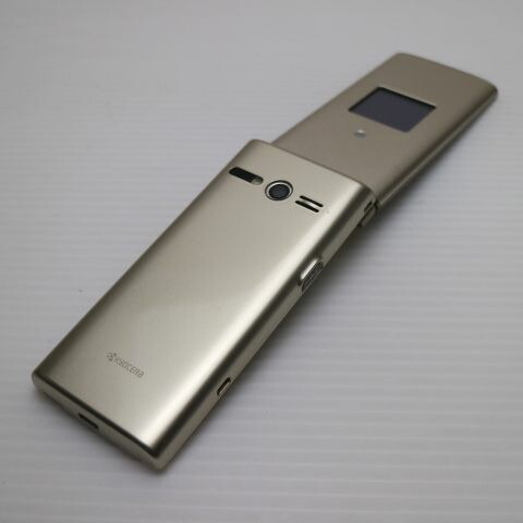 かんたんケータイ KYF36 ゴールド au 中古 ガラケー KYOCERA 白ロム【超美品】保証付き 赤ロム保証(サムネイル2枚目)