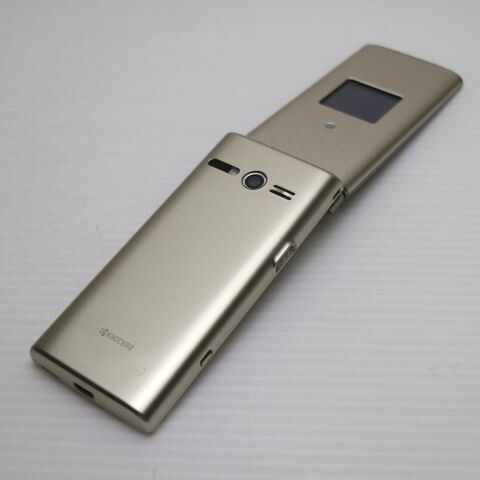 かんたんケータイ KYF36 ゴールド au 中古 ガラケー KYOCERA 白ロム【超美品】保証付き 赤ロム保証(サムネイル2枚目)