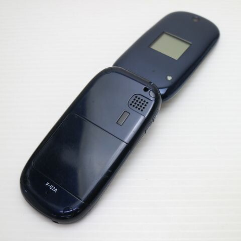 F-07A ブルー docomo 中古 ガラケー FUJITSU Fー07A 白ロム【良品中古】保証付き 赤ロム保証(サムネイル2枚目)