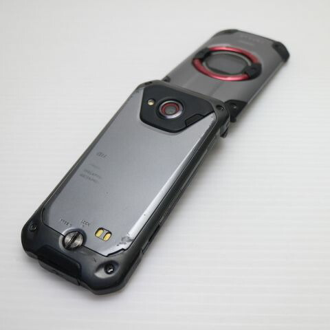 TORQUE X01 KYF33 シルバー au 中古 ガラケー KYOCERA 白ロム【良品中古】保証付き 赤ロム保証(サムネイル2枚目)