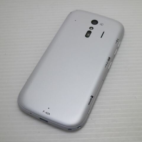 らくらくスマートフォン F-42A ホワイト docomo 中古 スマホ 白ロム 富士通【新品同様】保証付き 赤ロム保証(サムネイル2枚目)