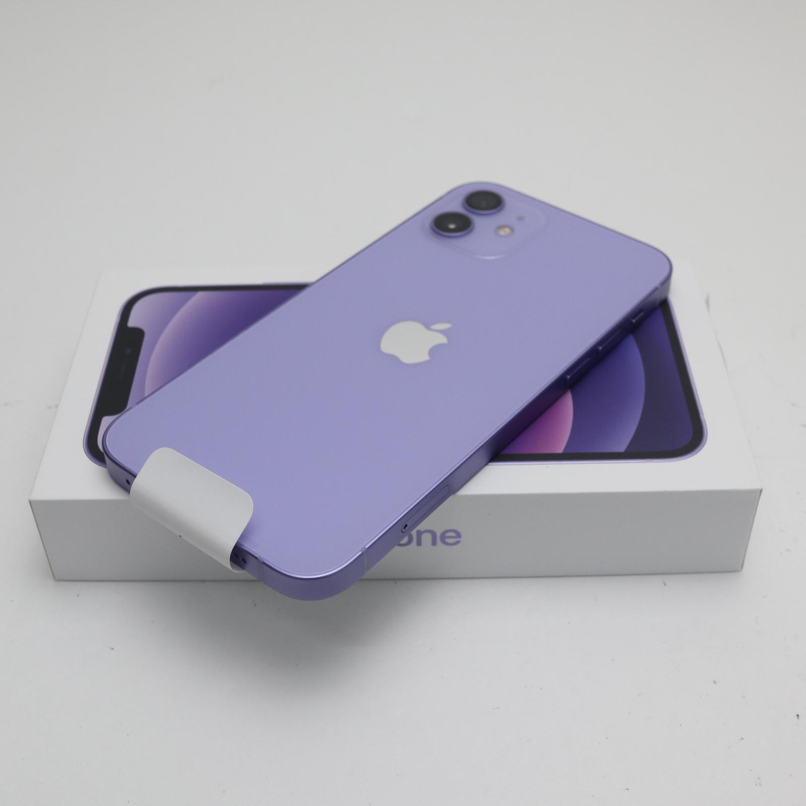iPhone 12 128GB パープル SIMフリー 中古 スマホ 白ロム Apple【新品未使用】保証付き 赤ロム保証(サムネイル2枚目)