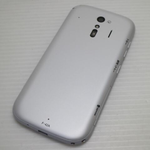 らくらくスマートフォン F-42A ホワイト docomo 中古 スマホ 白ロム 富士通【新品同様】保証付き 赤ロム保証(サムネイル2枚目)