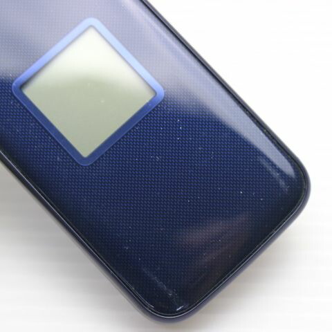 らくらくホン F-02J ネイビー docomo 中古 ガラケー 富士通 白ロム【美品】保証付き 赤ロム保証(サムネイル3枚目)