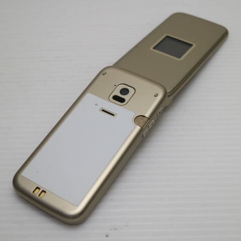 らくらくホン F-02J ゴールド docomo 中古 ガラケー 富士通 白ロム【美品】保証付き 赤ロム保証(サムネイル2枚目)
