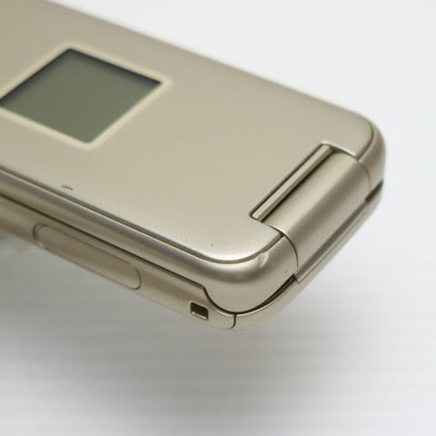 らくらくホン F-02J ゴールド docomo 中古 ガラケー 富士通 白ロム【美品】保証付き 赤ロム保証(サムネイル3枚目)