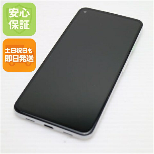 Pixel 4a 128GB クリアリーホワイト SoftBank 中古 Google (5G) スマホ【超美品】保証付き 赤ロム保証