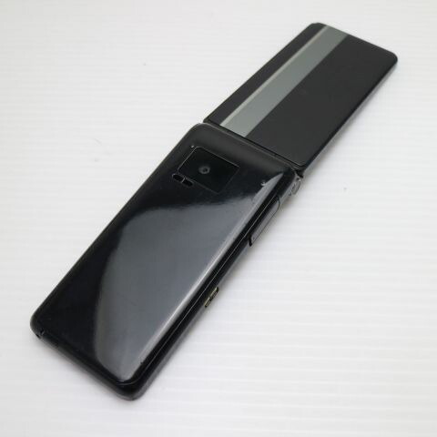 P-smart ケータイ P-01J ブラック docomo 中古 ガラケー Panasonic 白ロム【美品】保証付き 赤ロム保証(サムネイル2枚目)