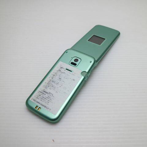 らくらくホン F-02J ミントグリーン docomo 中古 ガラケー 富士通 白ロム【美品】保証付き 赤ロム保証(サムネイル2枚目)
