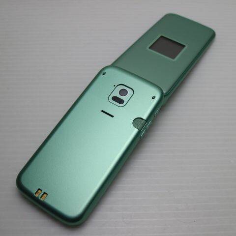 らくらくホン F-02J ミントグリーン docomo 中古 ガラケー 富士通 白ロム【美品】保証付き 赤ロム保証(サムネイル2枚目)