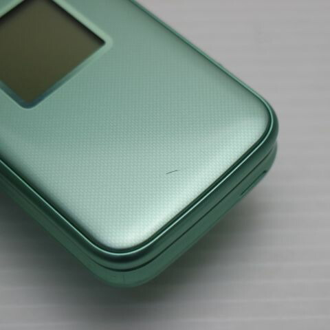 らくらくホン F-02J ミントグリーン docomo 中古 ガラケー 富士通 白ロム【美品】保証付き 赤ロム保証(サムネイル3枚目)