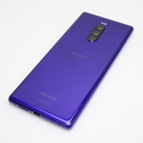 Xperia 1 SO-03L パープル docomo 中古 スマホ 白ロム【美品】保証付き 赤ロム保証(サムネイル2枚目)