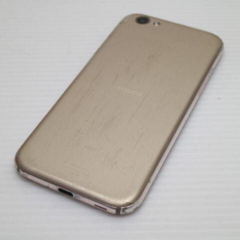 AQUOS R SHV39 ゴールド au 中古 スマホ SHARP 白ロム【良品中古】保証付き 赤ロム保証(サムネイル2枚目)