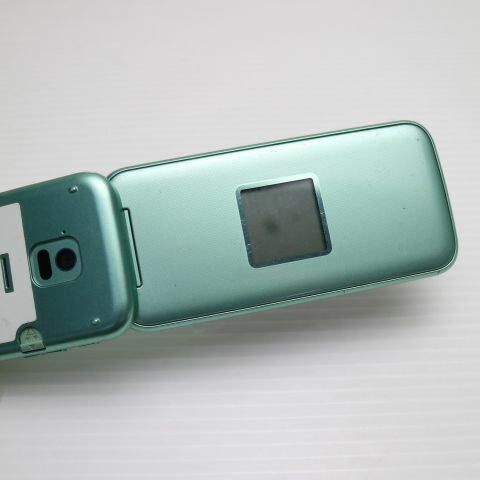 らくらくホン F-02J ミントグリーン docomo 中古 ガラケー 富士通 白ロム【良品中古】保証付き 赤ロム保証(サムネイル2枚目)