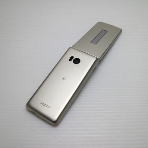 AQUOS ケータイ SH-02L ゴールド docomo 中古 ガラケー 白ロム【超美品】保証付き 赤ロム保証(サムネイル2枚目)
