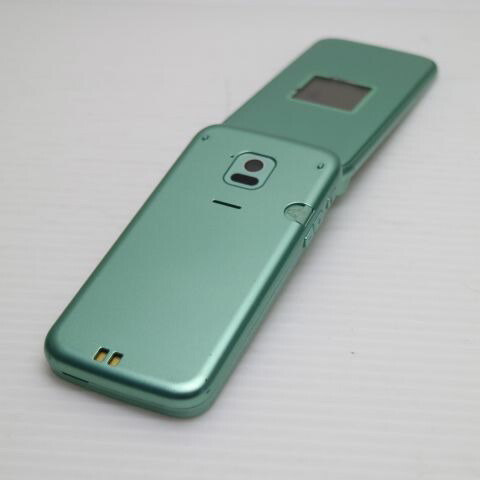 らくらくホン F-02J ミントグリーン docomo 中古 ガラケー 富士通 白ロム【美品】保証付き 赤ロム保証(サムネイル2枚目)