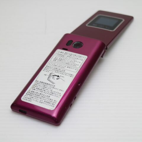 かんたん携帯9 505SH ワインレッド SoftBank 中古 白ロム ガラケー SHARP【美品】保証付き 赤ロム保証(サムネイル2枚目)
