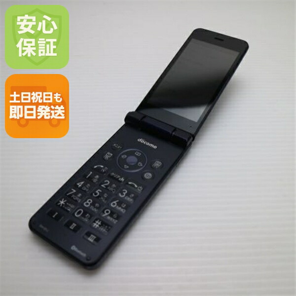 AQUOS ケータイ SH-01J ブルーブラック docomo 中古 ガラケー SHARP 白ロム【良品中古】保証付き 赤ロム保証