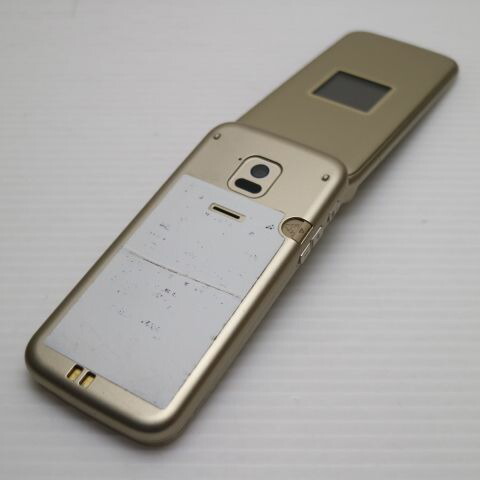 らくらくホン F-02J ゴールド docomo 中古 ガラケー 富士通 白ロム【美品】保証付き 赤ロム保証(サムネイル2枚目)