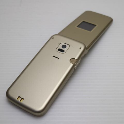 らくらくホン F-02J ゴールド docomo 中古 ガラケー 富士通 白ロム【美品】保証付き 赤ロム保証(サムネイル2枚目)
