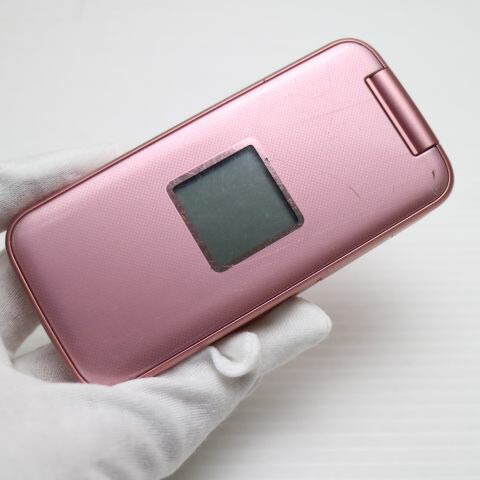 らくらくホン F-02J ピンク docomo 中古 ガラケー 富士通 白ロム【良品中古】保証付き 赤ロム保証(サムネイル2枚目)