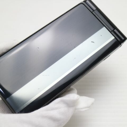 P-smart ケータイ P-01J ブラック docomo 中古 ガラケー Panasonic 白ロム【美品】保証付き 赤ロム保証(サムネイル3枚目)