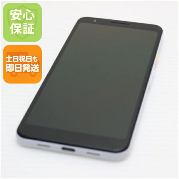 Pixel 3a クリアリーホワイト SIMフリー 中古 Google スマホ 白ロム【超美品】保証付き 赤ロム保証
