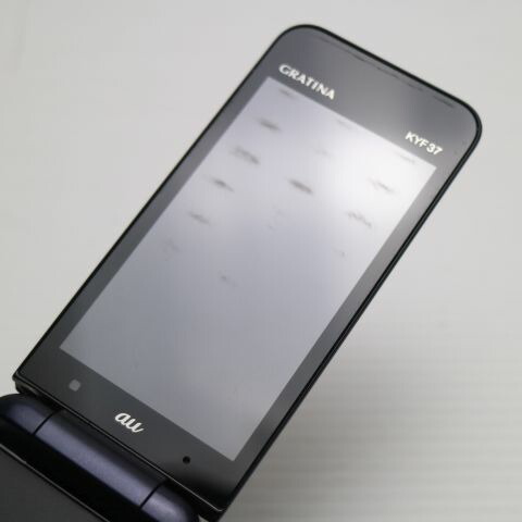 GRATINA かんたんケータイ KYF37 ブラック au 中古 GRATINA かんたんケータイ 白ロム ガラケー KYOCERA【良品中古】保証付き 赤ロム保証(サムネイル2枚目)