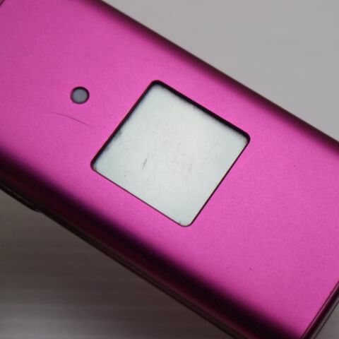 かんたんケータイ KYF38 ワインレッド au 中古 ガラケー 白ロム【美品】保証付き 赤ロム保証(サムネイル3枚目)