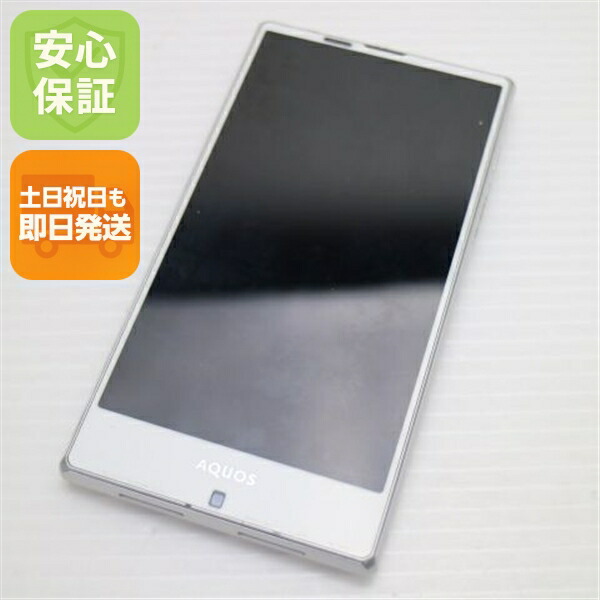 AQUOS SERIE SHV32 ホワイト au 中古 スマホ SHARP 白ロム【超美品】保証付き 赤ロム保証