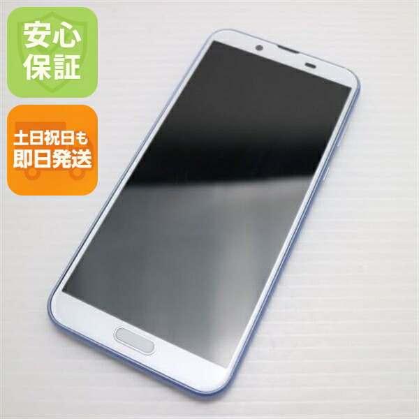 AQUOS sense2 SH-M08 アーバンブルー SIMフリー 中古 スマホ 白ロム【美品】保証付き 赤ロム保証
