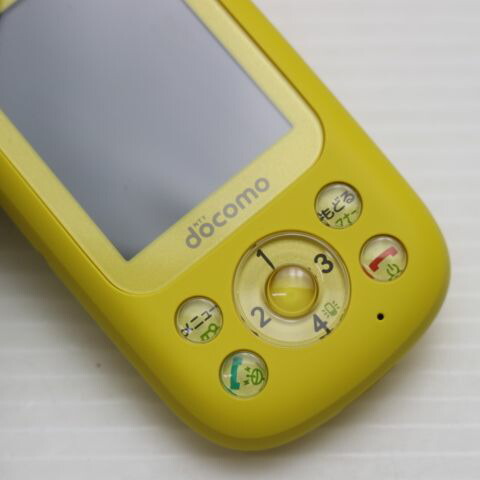 キッズケータイ F-03J イエロー docomo 中古 ガラケー 富士通 白ロム【新品同様】保証付き 赤ロム保証(サムネイル3枚目)