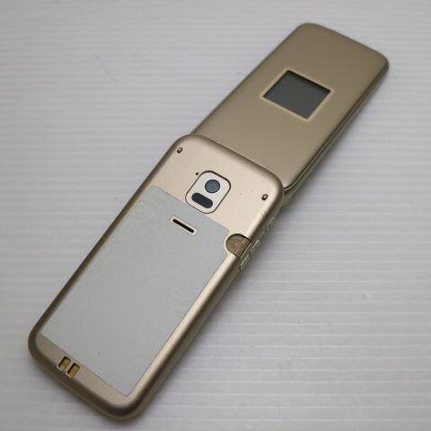 らくらくホン F-02J ゴールド docomo 中古 ガラケー 富士通 白ロム【超美品】保証付き 赤ロム保証(サムネイル2枚目)