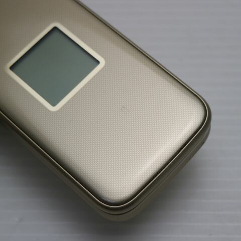 らくらくホン F-02J ゴールド docomo 中古 ガラケー 富士通 白ロム【超美品】保証付き 赤ロム保証(サムネイル3枚目)