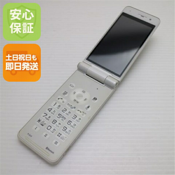 P-01F ホワイト docomo 中古 ガラケー Panasonic 白ロム【良品中古】保証付き 赤ロム保証