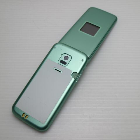 らくらくホン F-02J ミントグリーン docomo 中古 ガラケー 富士通 白ロム【超美品】保証付き 赤ロム保証(サムネイル2枚目)