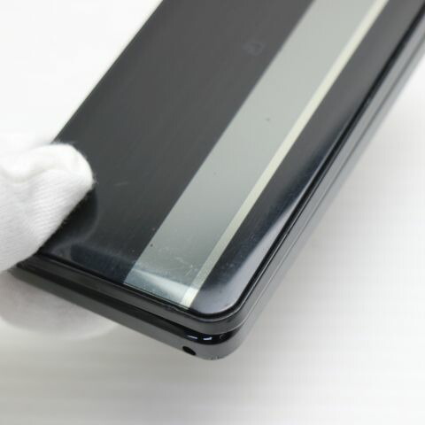 P-smart ケータイ P-01J ブラック docomo 中古 ガラケー Panasonic 白ロム【美品】保証付き 赤ロム保証(サムネイル3枚目)