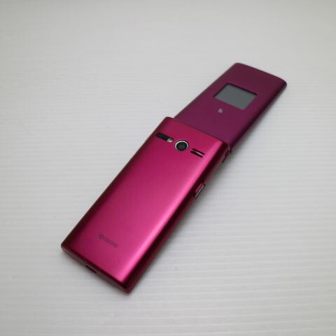 かんたんケータイ KYF38 ワインレッド au 中古 ガラケー 白ロム【超美品】保証付き 赤ロム保証(サムネイル2枚目)