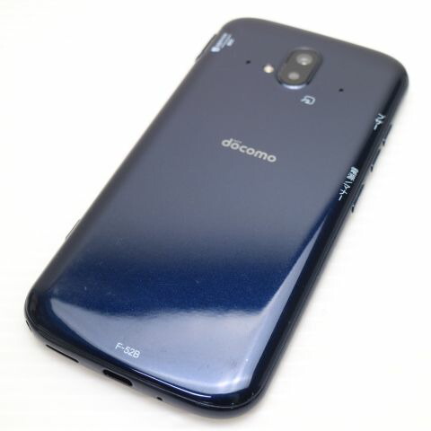 らくらくスマートフォン F-52B ネイビー docomo 中古【超美品】保証付き 赤ロム保証(サムネイル2枚目)