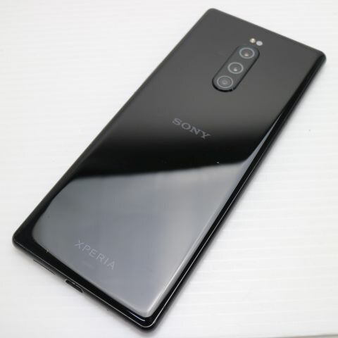 Xperia 1 SOV40 ブラック au 中古 スマホ 白ロム【超美品】保証付き 赤ロム保証(サムネイル2枚目)