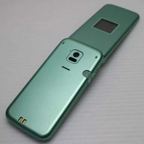 らくらくホン F-02J ミントグリーン docomo 中古 ガラケー 富士通 白ロム【超美品】保証付き 赤ロム保証(サムネイル2枚目)
