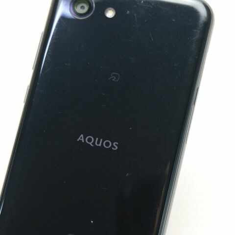 AQUOS R compact SHV41 ブラック au 中古 スマホ スマホ 白ロム SHARP【美品】保証付き 赤ロム保証(サムネイル2枚目)