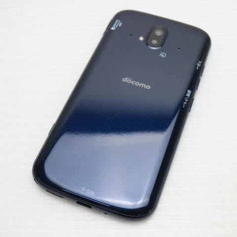 らくらくスマートフォン F-52B ネイビー docomo 中古 スマホ 白ロム【新品同様】保証付き 赤ロム保証(サムネイル2枚目)