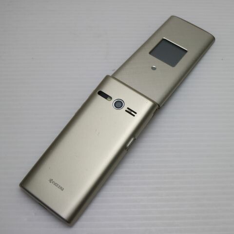 かんたんケータイ KYF38 シャンパンゴールド au 中古 ガラケー 白ロム【美品】保証付き 赤ロム保証(サムネイル2枚目)