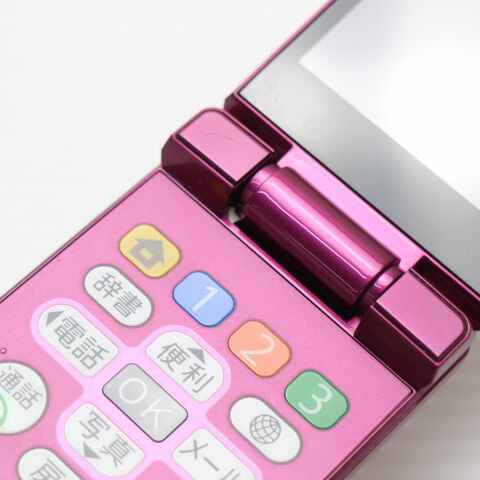 かんたん携帯9 505SH ワインレッド SoftBank 中古 白ロム ガラケー SHARP【美品】保証付き 赤ロム保証(サムネイル2枚目)