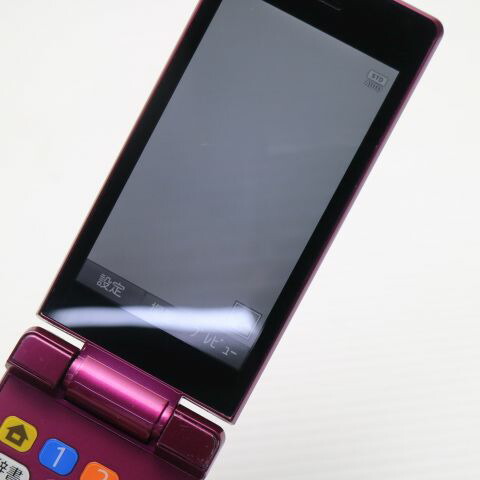 かんたん携帯9 505SH ワインレッド SoftBank 中古 ガラケー SHARP【ジャンク】(サムネイル3枚目)