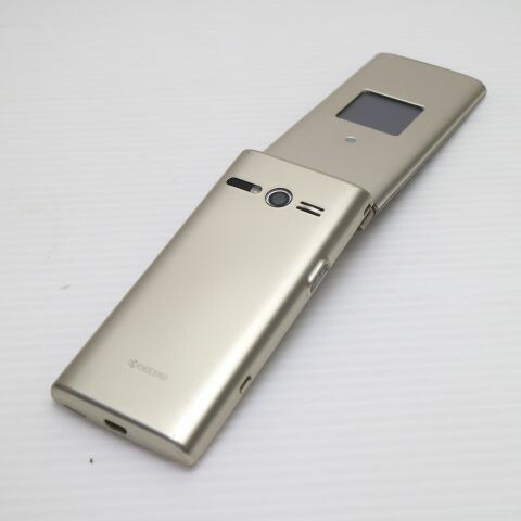 かんたんケータイ KYF36 ゴールド au 中古 ガラケー KYOCERA 白ロム【美品】保証付き 赤ロム保証(サムネイル2枚目)