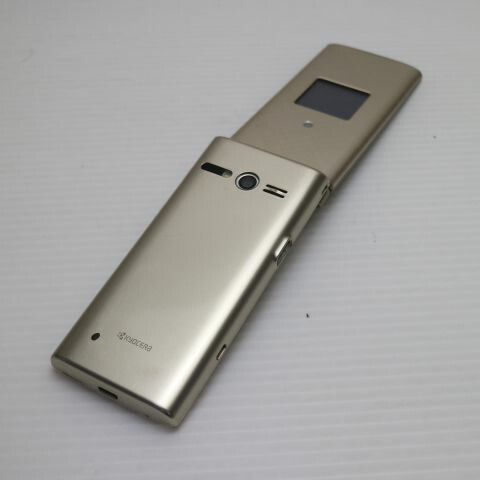 かんたんケータイ KYF36 ゴールド au 中古 ガラケー KYOCERA 白ロム【美品】保証付き 赤ロム保証(サムネイル2枚目)