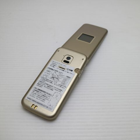 らくらくホン F-02J ゴールド docomo 中古 ガラケー 富士通 白ロム【美品】保証付き 赤ロム保証(サムネイル2枚目)
