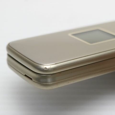 らくらくホン F-02J ゴールド docomo 中古 ガラケー 富士通 白ロム【美品】保証付き 赤ロム保証(サムネイル3枚目)